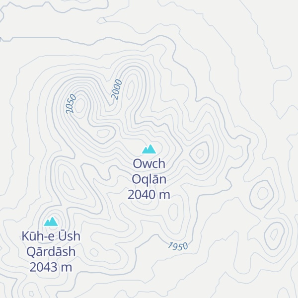 Map of Owch Oqlān
