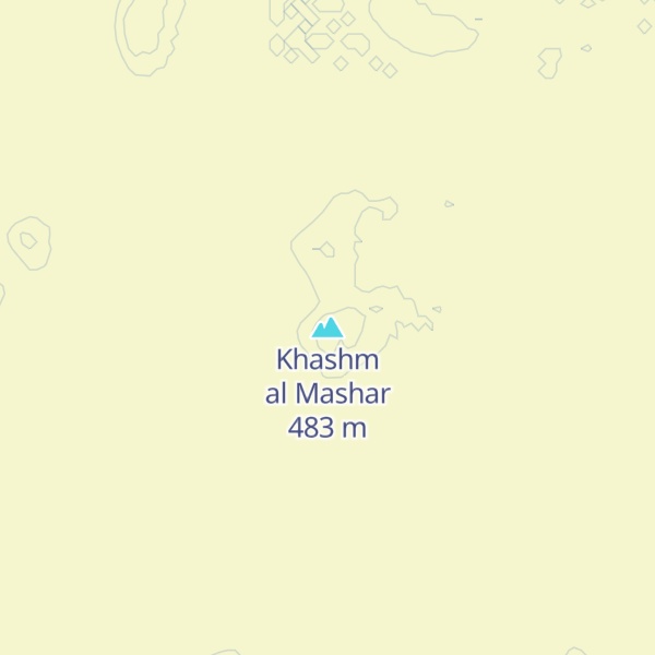 Map of Khashm al Mashar