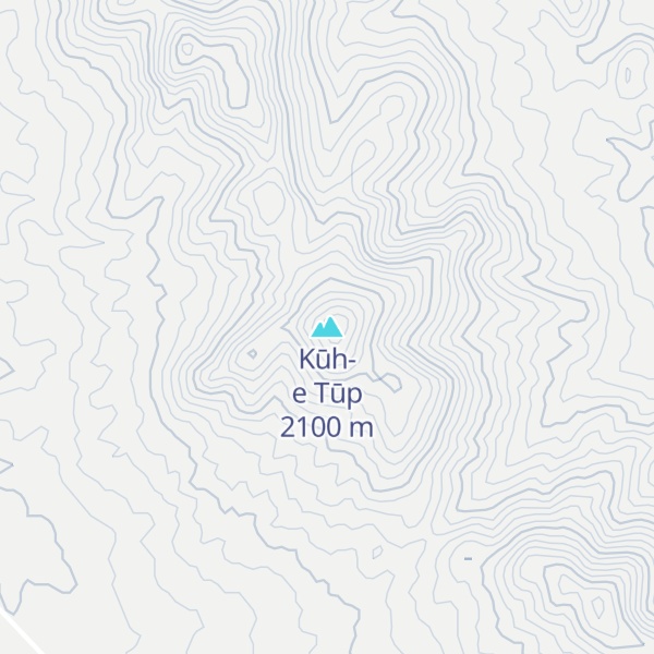 Map of Kūh-e Tūp