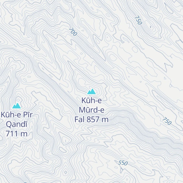 Map of Kūh-e Mūrd-e Fal