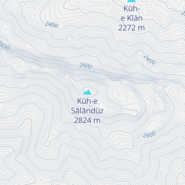 Map of Kūh-e Sāl Sāl
