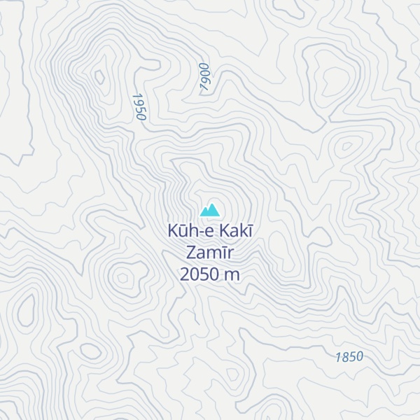 Map of Kūh-e Kakī Zamīr