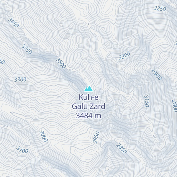 Map of Kūh-e Galū Zard
