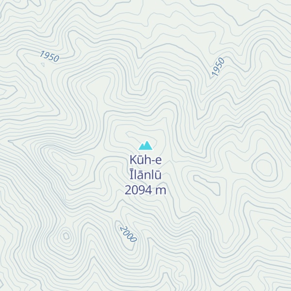 Map of Kūh-e Īlānlū