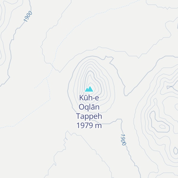 Map of Kūh-e Oqlān Tappeh