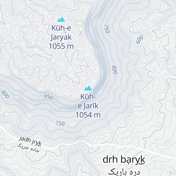 Map of Kūh-e Jarīk