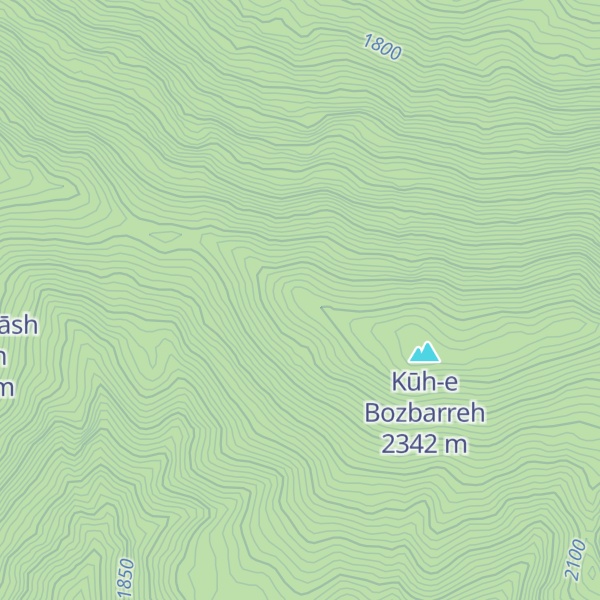 Map of Kūh-e Qīyeh Bāshī