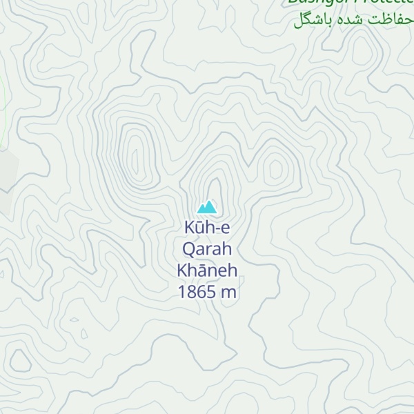 Map of Kūh-e Qarah Khāneh