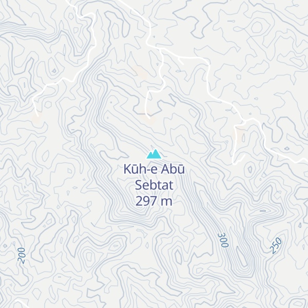 Map of Kūh-e Abū Sebtat
