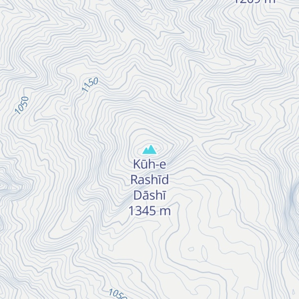 Map of Kūh-e Rashīd Dāshī