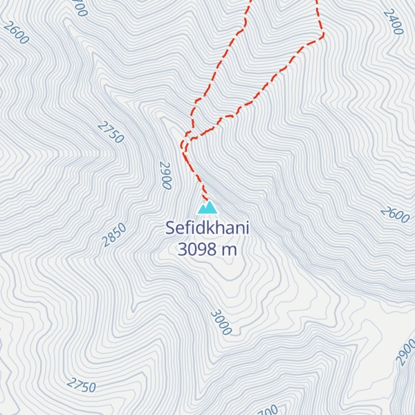 Map of Sefidkhani