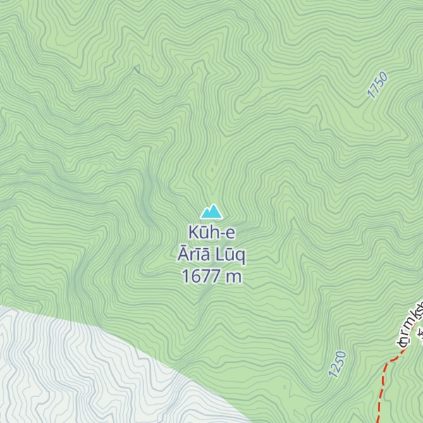 Map of Kūh-e Ārīā Lūq