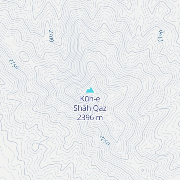 Map of Kūh-e Shāh Qaz