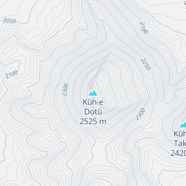 Map of Kūh-e Dotū