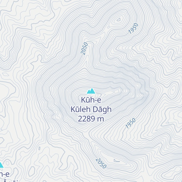 Map of Kūh-e Kūleh Dāgh