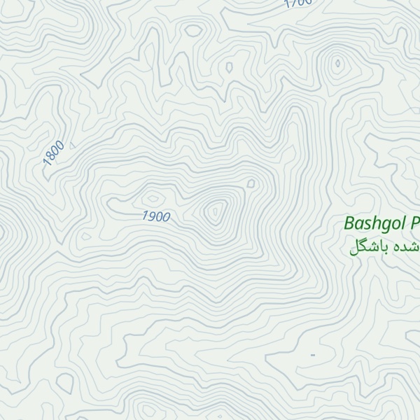 Map of Kūh-e Bāghchāl