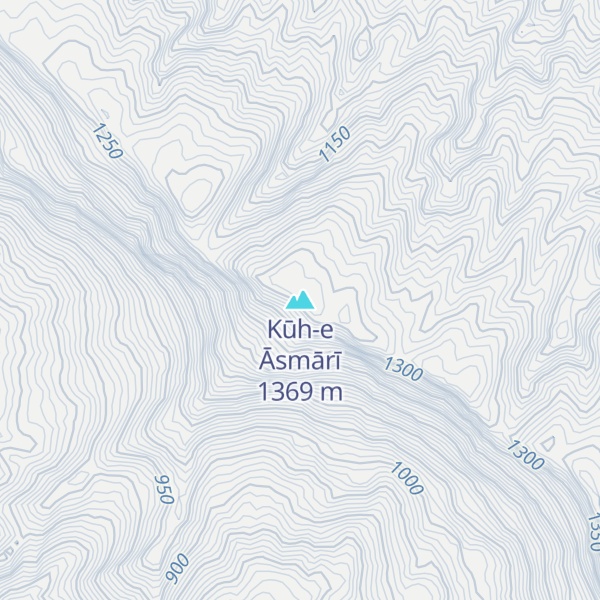 Map of Kūh-e Āsmārī