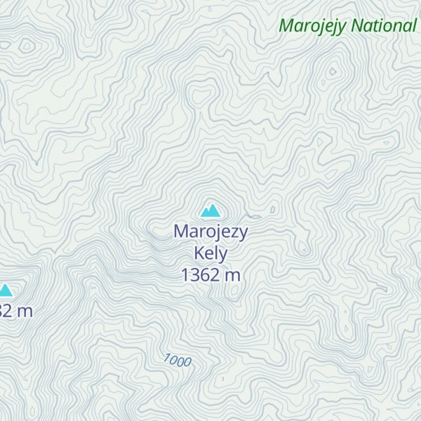 Map of Marojezy Kely