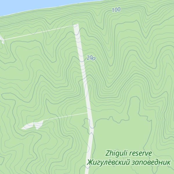 Map of Lysaya Gora