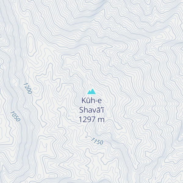 Map of Kūh-e Shavā’ī