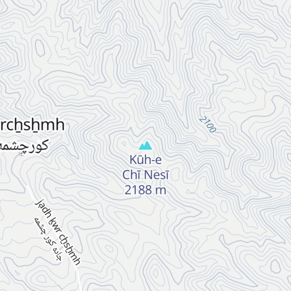 Map of Kūh-e Chī Nesī
