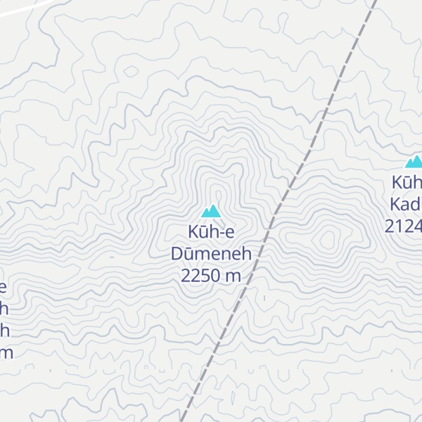 Map of Kūh-e Dūmeneh