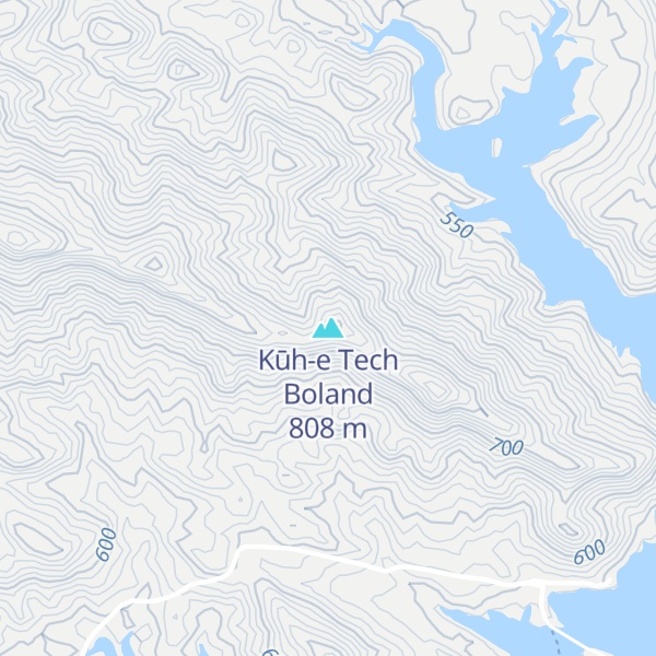 Map of Kūh-e Tech Boland