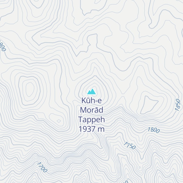 Map of Kūh-e Morād Tappeh