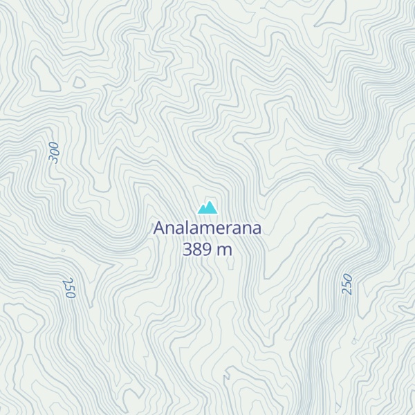 Map of Analamerana