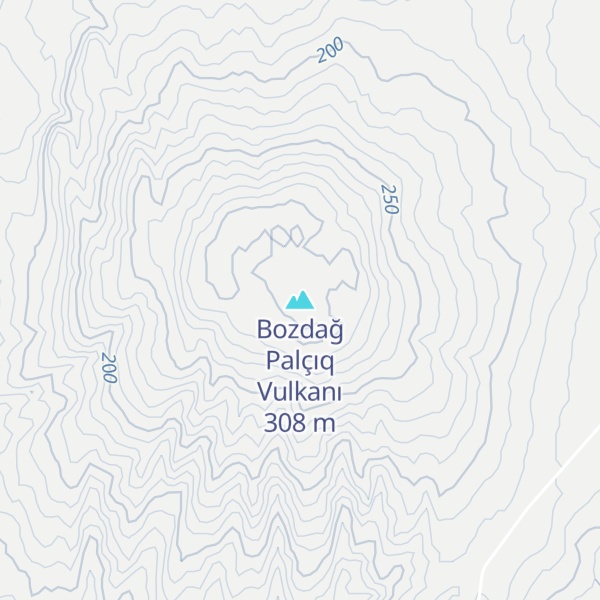 Map of Bozdağ Palçıq Vulkanı