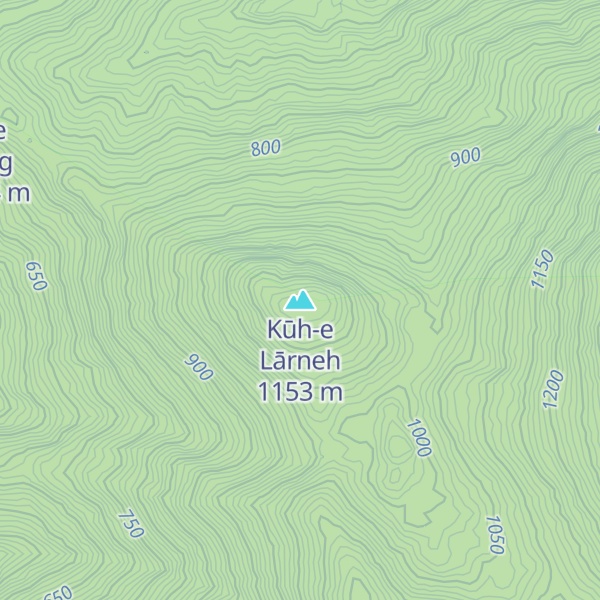 Map of Kūh-e Lārneh