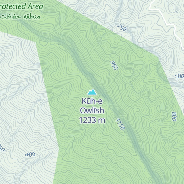 Map of Kūh-e Owlīsh