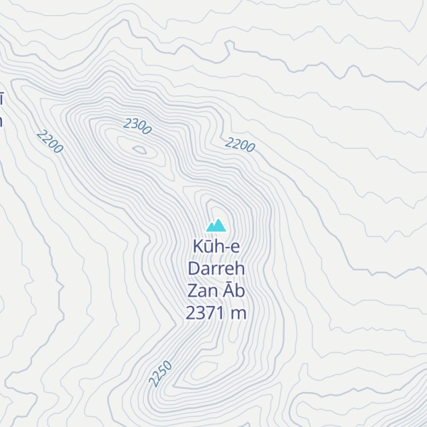 Map of Kūh-e Bozorg