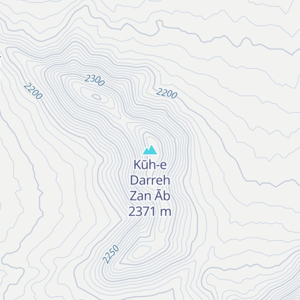 Map of Kūh-e Darreh Zan Āb
