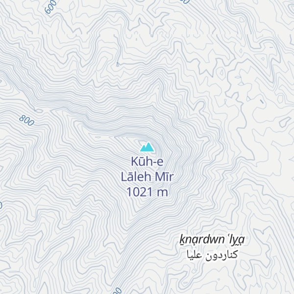 Map of Kūh-e Lāleh Mīr