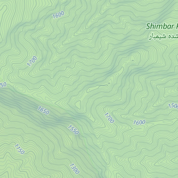 Map of Kūh-e Delā