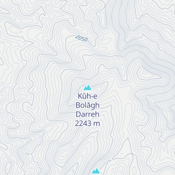 Map of Kūh-e Bolāgh Darreh