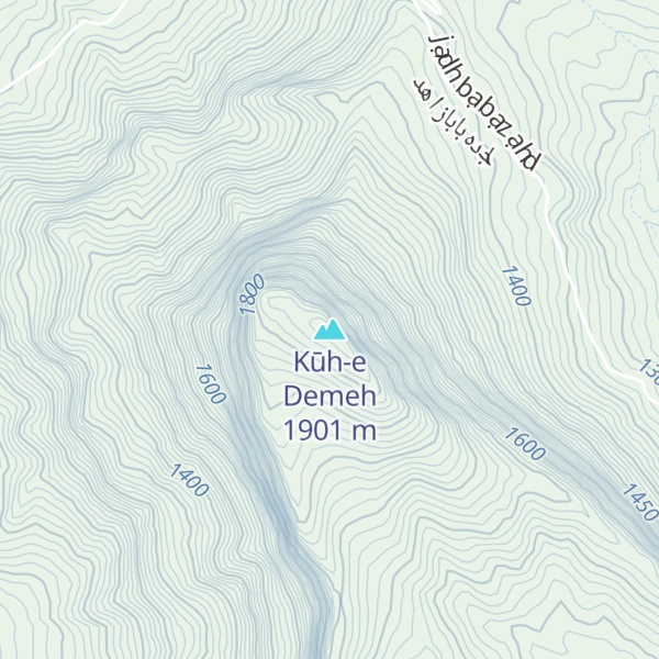 Map of Kūh-e Demeh