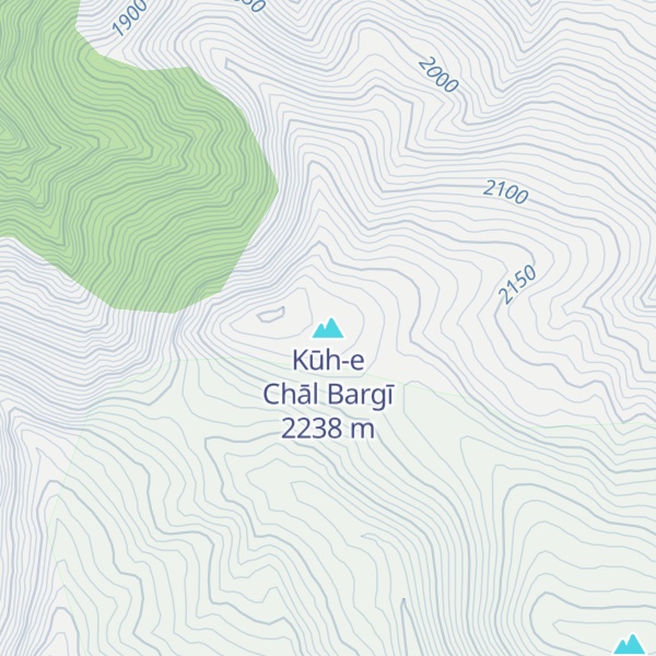 Map of Kūh-e Chāl Bargī