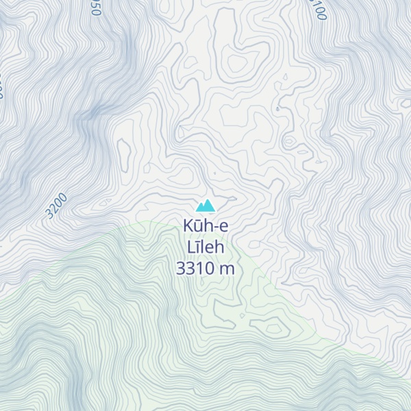 Map of Kūh-e Līleh
