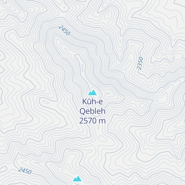 Map of Kūh-e Qebleh
