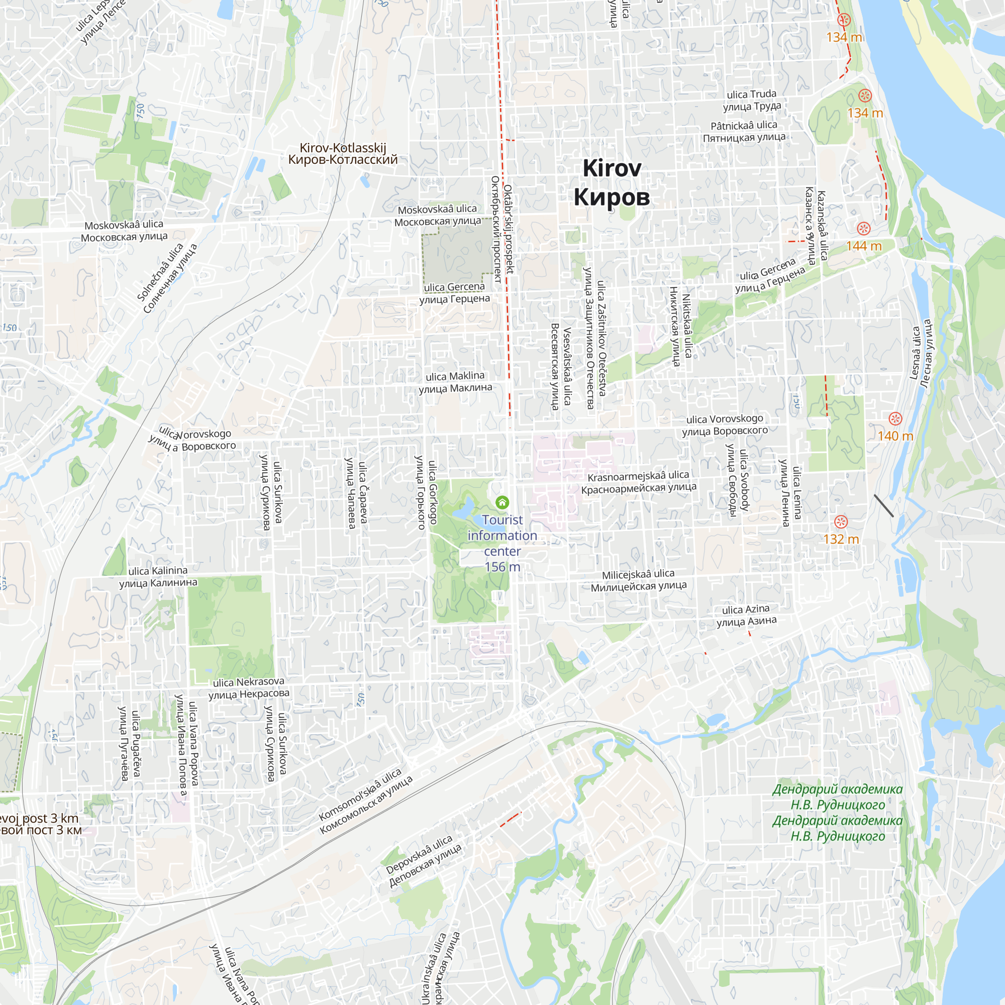 Tourist information center map