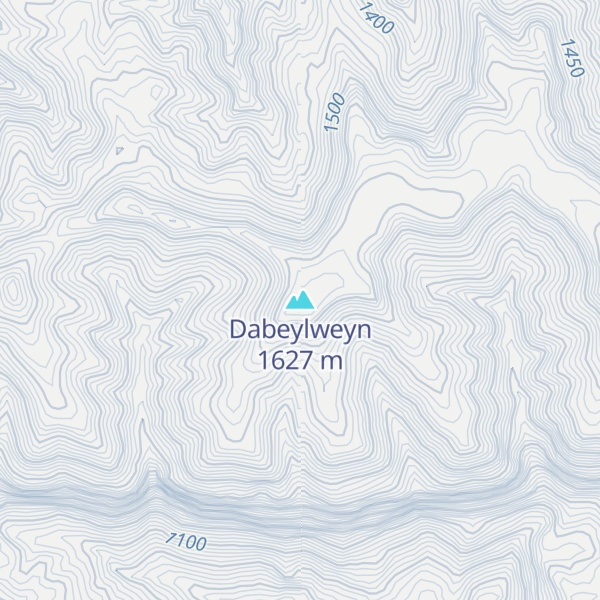 Map of Dabeylweyn