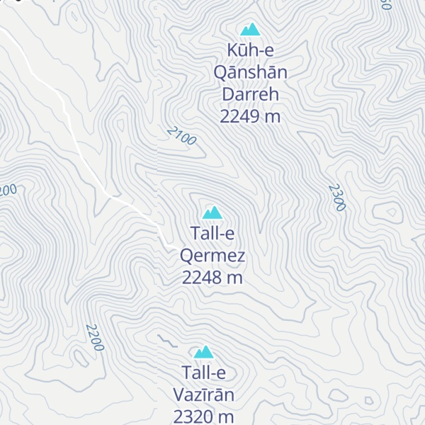 Map of Tall-e Qermez