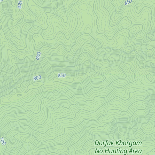 Map of Kūh-e Chāneh Verdī