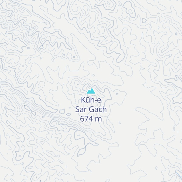Map of Kūh-e Sar Gach