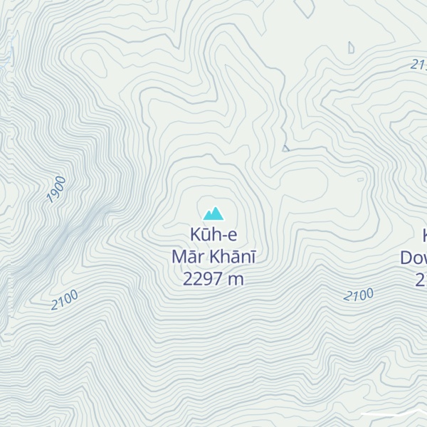 Map of Kūh-e Mār Khānī