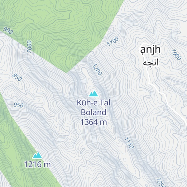Map of Kūh-e Tal Boland
