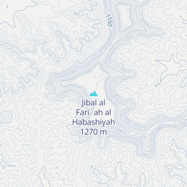 Map of Jibal al Fari`ah al Habashiyah