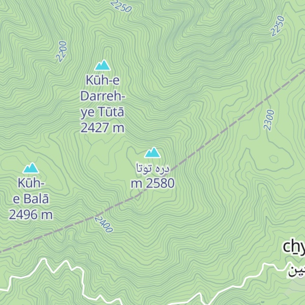 Map of دره توتا